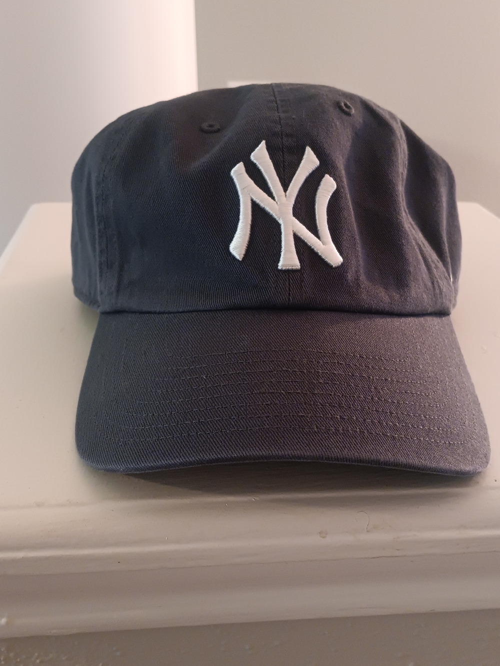 NY Yankees Cap Dark Grey One Size